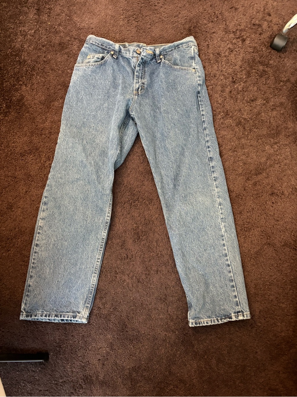 Wrangler Men’s Light Blue Straight Jeans